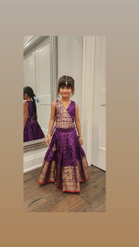 Skirt And Angara Top - Thick/Thin Border Skirt