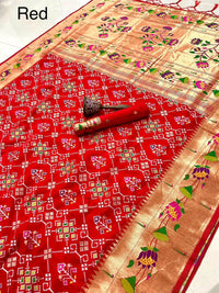 Patola Semi Silk  Saree