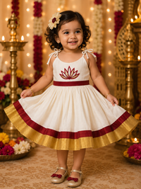 Kettudupp Kerala Sleeveless Knee Length Frock