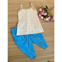 Viscose Tisse Kurthi And Samosa Pants
