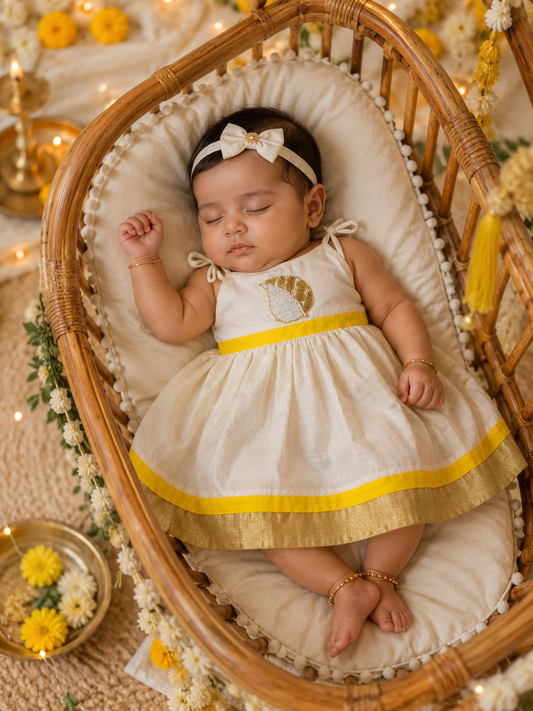Kettudupp Kerala Sleeveless Knee Length Frock