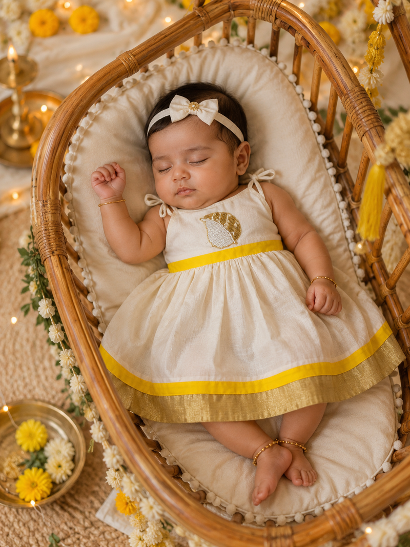Kettudupp Kerala Sleeveless Knee Length Frock
