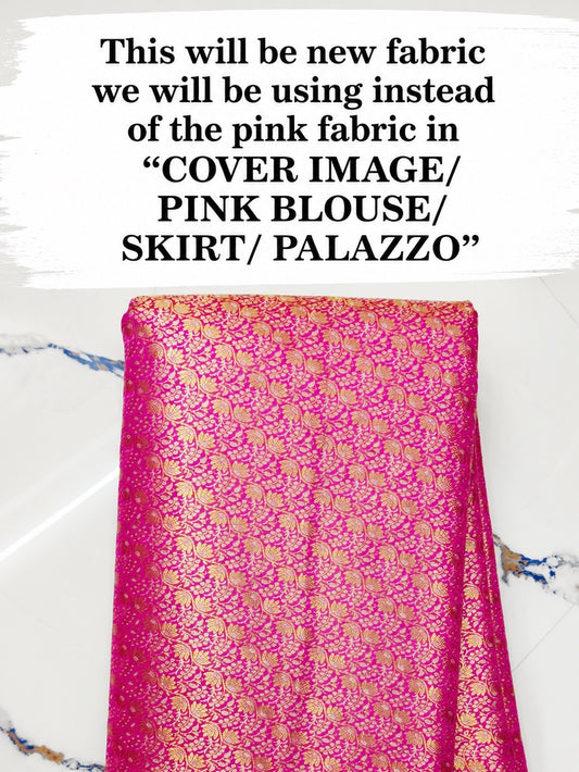Bandhani Skirt With Banarsi Blouse