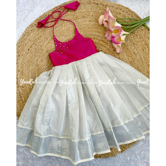 Halter Ne Ck Ethnic Frock