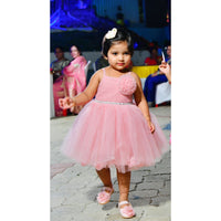 Party Wear / Birthday Frocks -Pleated Net