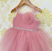 Party Wear / Birthday Frocks -Pleated Net