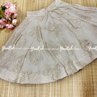 Umbrella Lurex Cotton Skirt &Amp; Banarsi Top