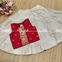 Ethnic Georgete Blouse -5 Colors - Pattern Same As Cover Picture
