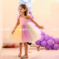 Multi Colored Party Wear / Birthday Frocks