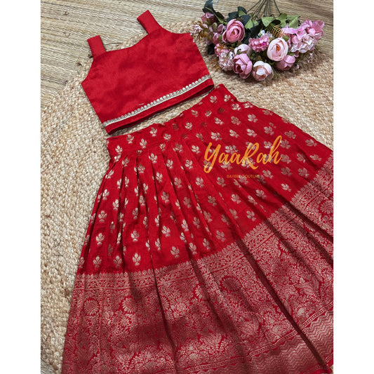 Dola Silk Skirt And Semi Silk Blouse