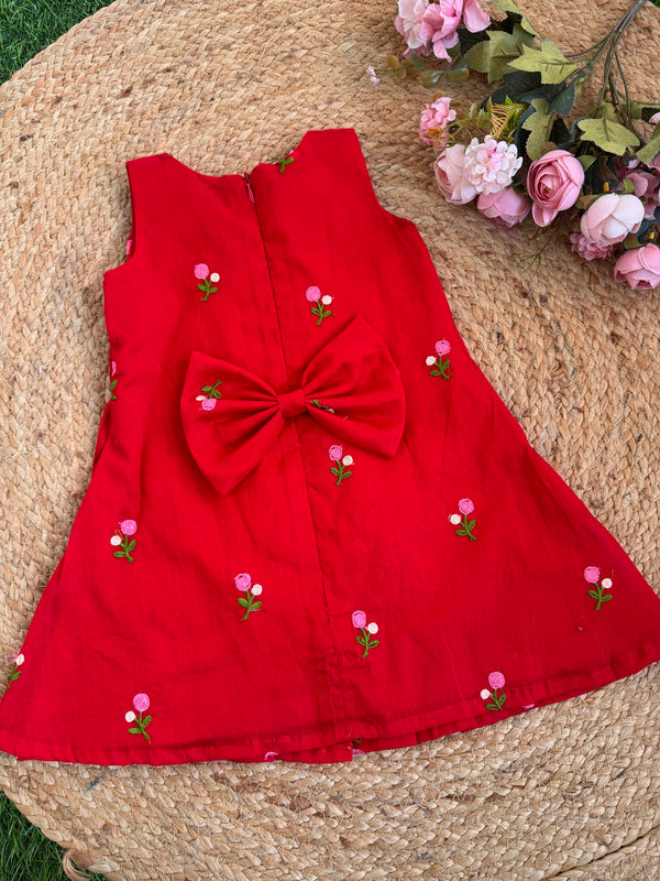 MUL COTTON A- LINE FROCK