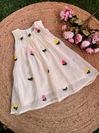 MUL COTTON A- LINE FROCK