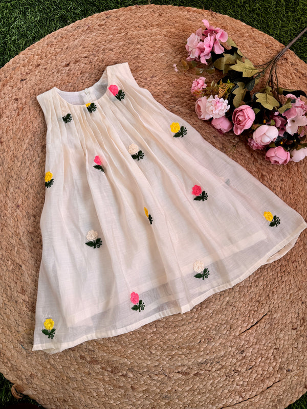 MUL COTTON A- LINE FROCK