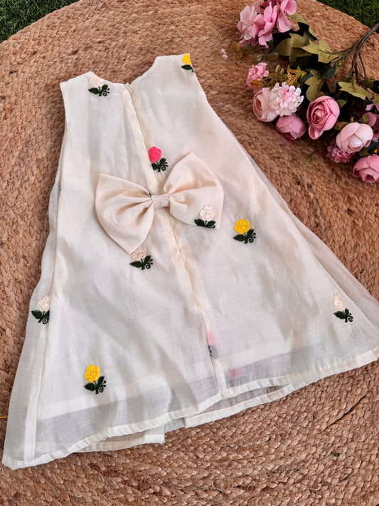 MUL COTTON A- LINE FROCK