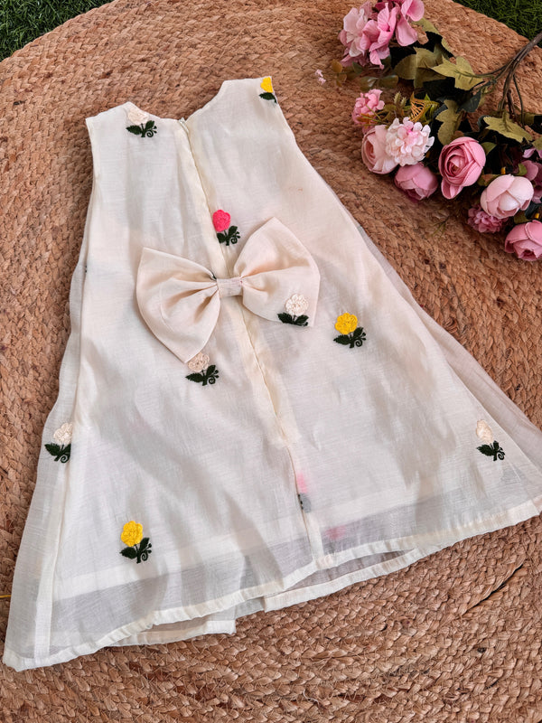 MUL COTTON A- LINE FROCK