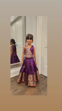 Skirt And Angara Top  - Thick/Thin Border Skirt
