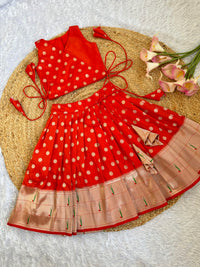 Orange\Red Boys Kurta  And Pyjama