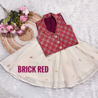 Kanmani Set : Cotton Collar Crop Top &Amp; Below Knee Length Middi Copy