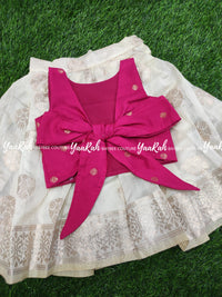 Umbrella Lurex Cotton Skirt &Amp; Dupion Cotton Top - 7 Color Varients In Top
