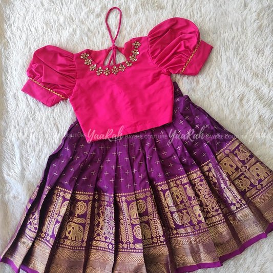 Skirt And Top- Thick Border Skirt
