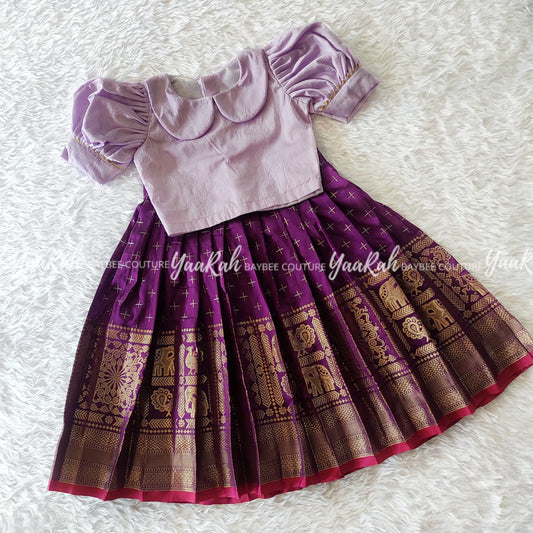 Skirt And Top  : Thick Border