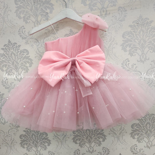 Party Wear / Birthday Frocks -Onion Pink