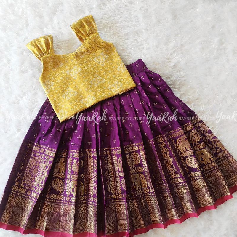 Skirt And Top  - Thick/Thin Border Skirt