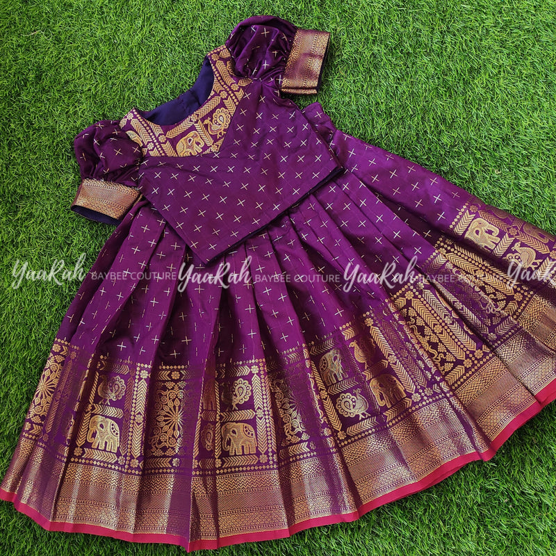 Skirt And Top  - Thick\Thin Border Skirt
