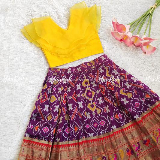 Organza Ruffle Top &Amp; Skirt