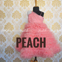 Dark Onion Pink - Party Wear / Birthday Frocks -10+Colors