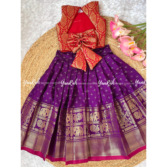 Kallana Skirt And Top  : Thick/Thin Border