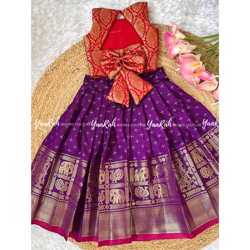 Kallana Skirt And Top  : Thick/Thin Border