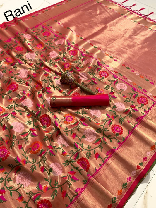 Peithani Soft Saree : Lilly