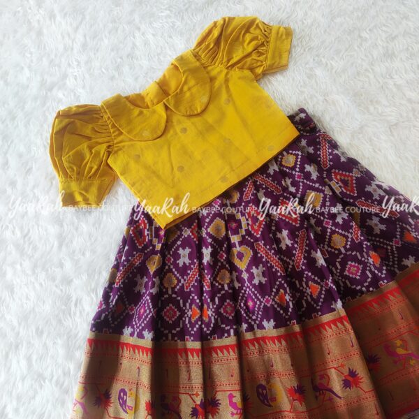 PEITHANI SOFT SAREE : PATOLA - Image 3