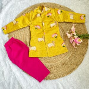 PICHWAI BOYS KURTA AND PYJAMA