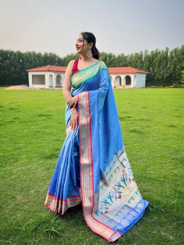 KUSSUM SOFT SILK SAREE - Image 12