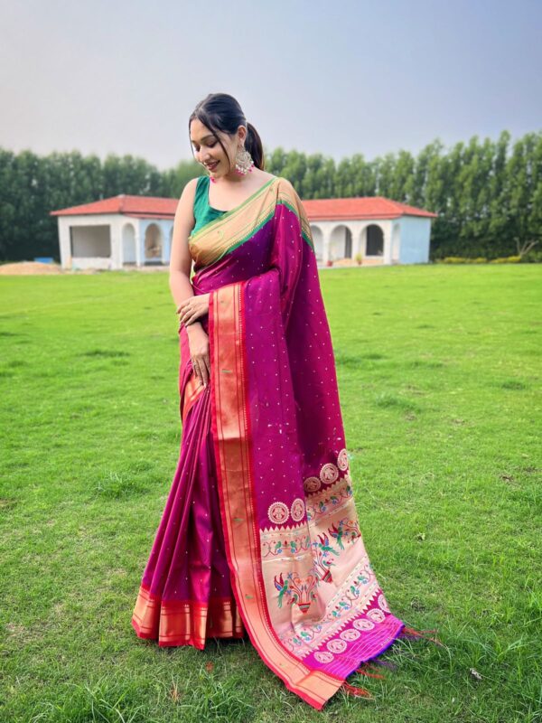 KUSSUM SOFT SILK SAREE - Image 3