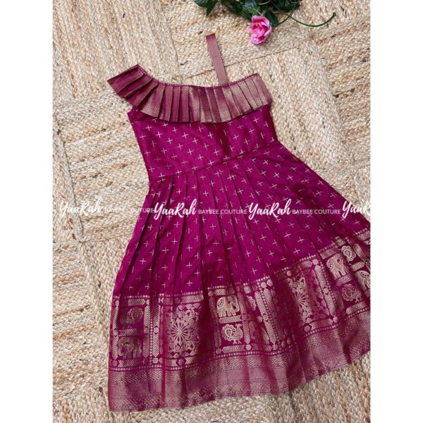 KALLANA SINGLE SHOULDER FROCK - Image 2
