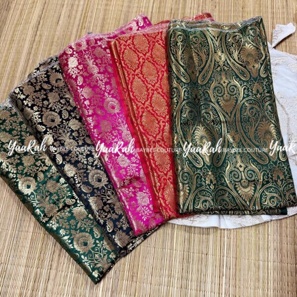 COTTON LUREX SKIRT AND BANARSI TOP - Image 4