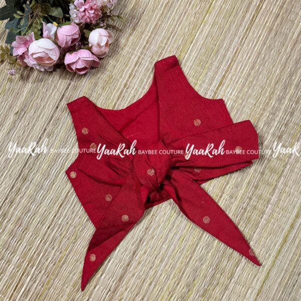 BANDHINI SEMI SILK SKIRT AND TOP - 4 COLOR VARIENTS - Image 4