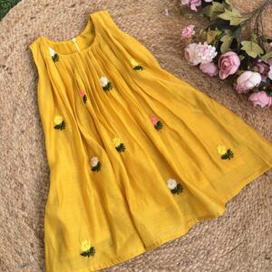 MUL COTTON A- LINE FROCK